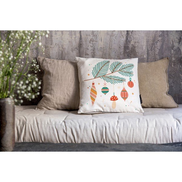 Dekoračné vankúše v súprave 2 ks s vianočným motívom 45x45 cm Christmas Ornaments – Butter Kings-image-1