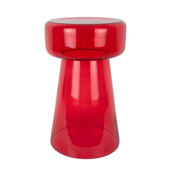 Sklenený okrúhly odkladací stolík ø 30 cm Corcho  – Leitmotiv