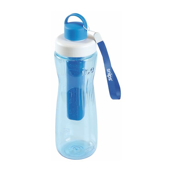 Modrá fľaša na vodu s chladiacim vnútrom Snips Cooling, 750 ml