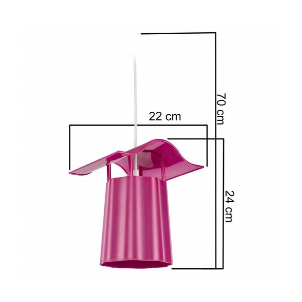 Fialový závesný vonkajší lampáš Luciana-image-2