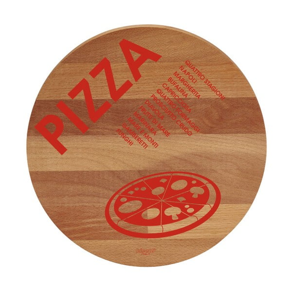 Lopárik z bukového dreva Bisetti Pizza, 30 cm