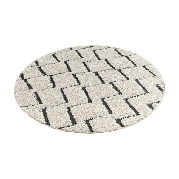 Béžovo-čierny koberec Mint Rugs Handira, ⌀ 160 cm-image-2