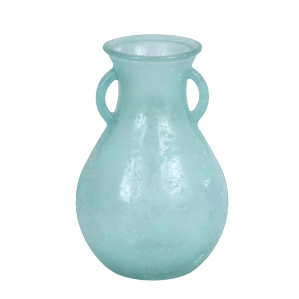 Sklenená váza z recyklovaného skla Ego Dekor Cantaro Blue, 2,15 l