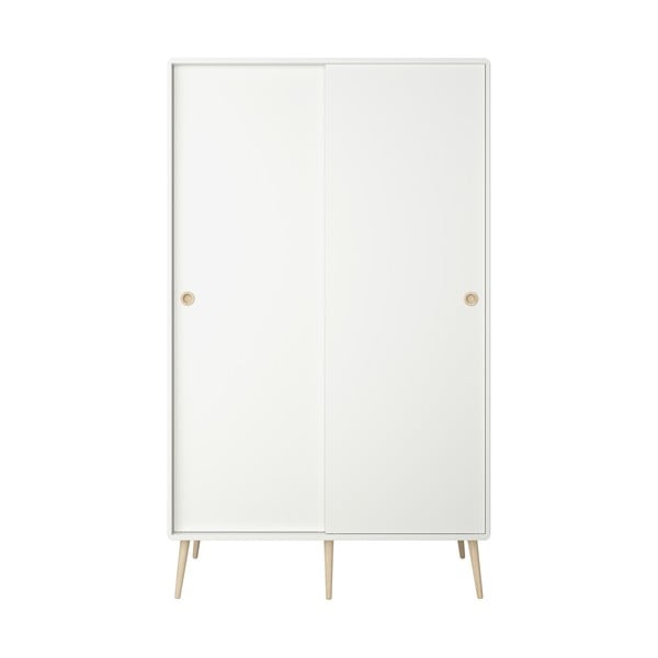 Biela šatníková skriňa s posuvnými dverami 113x190 cm Softline - Tvilum