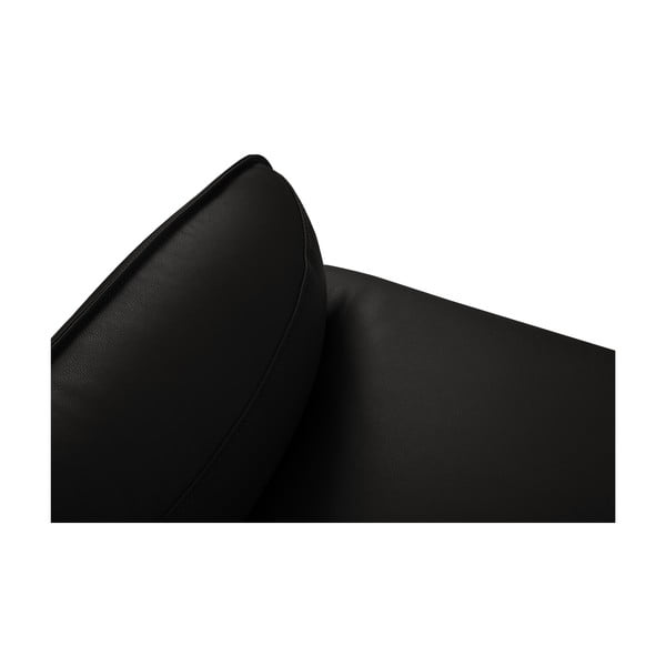 Čierna kožená pohovka Windsor & Co Sofas Neso, 235 x 90 cm-image-4