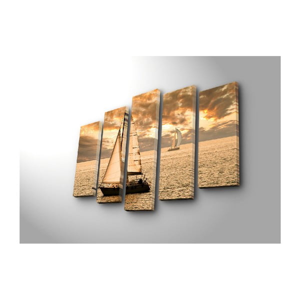 Viacdielny obraz Boat, 105 × 70 cm-image-3