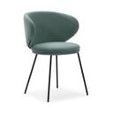 Zelené čalúnené jedálenské kreslá v súprave 2 ks Rush – Marckeric