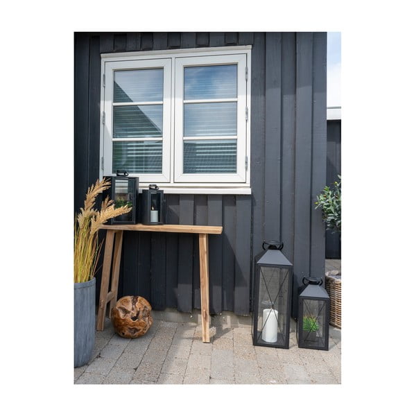 Konzolový stolík z teakového dreva v prírodnej farbe 30x90 cm Girona – House Nordic-image-2