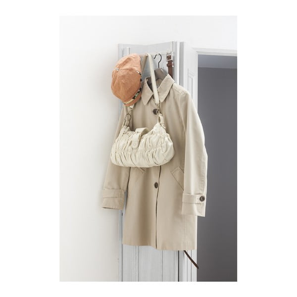 Biely kovový vešiak na dvere 30 cm Tower – YAMAZAKI-image-2