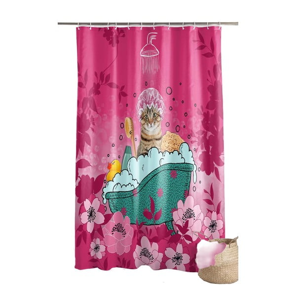 Sprchový záves 180x200 cm Chatibulle – douceur d'intérieur