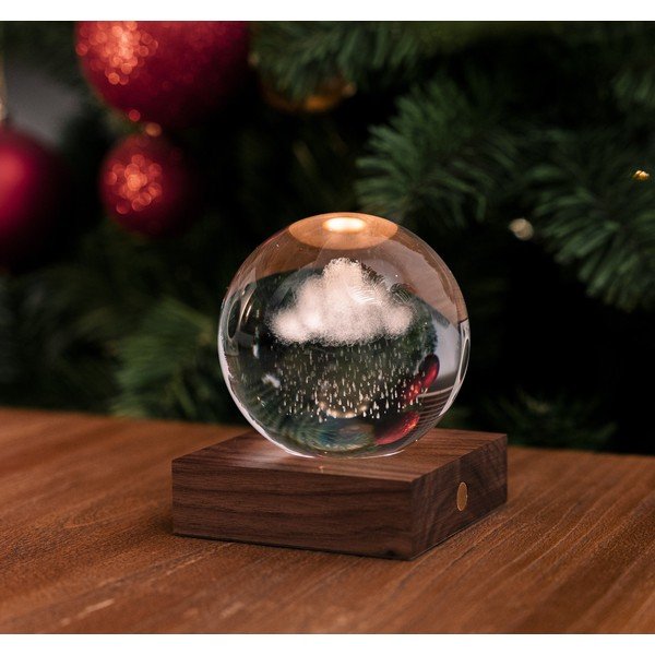 Tmavohnedá svetelná dekorácia na USB Amber – Gingko-image-4