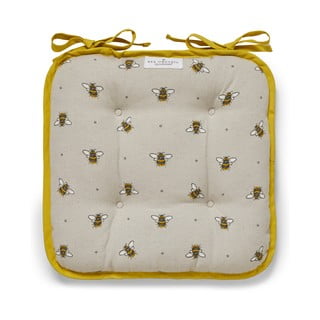Béžovo-žltý bavlnený sedák Cooksmart ® Bumble Bees