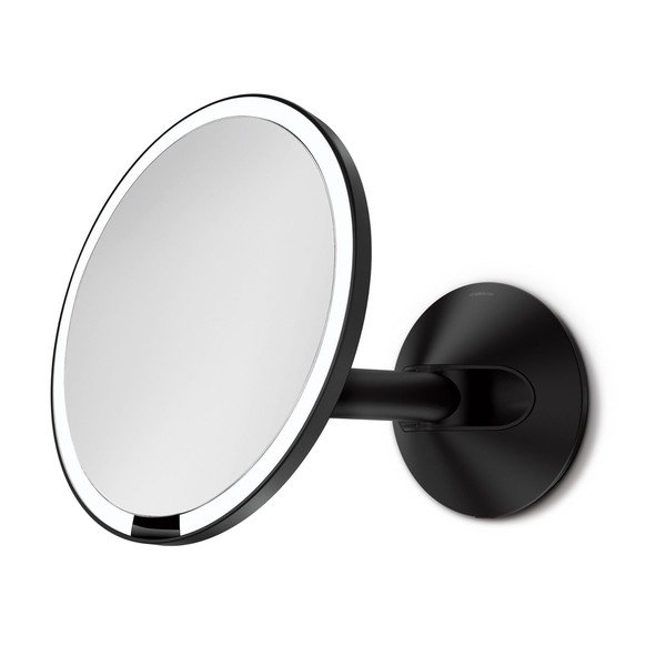 Nástenné/kozmetické zrkadlo s osvetlením/zväčšovacie (zväčšenie 5x) 8x23 cm Sensor – simplehuman