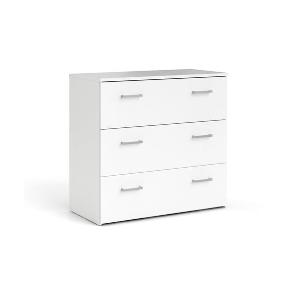 Biela nízka komoda 74x70 cm Space – Tvilum-image-2