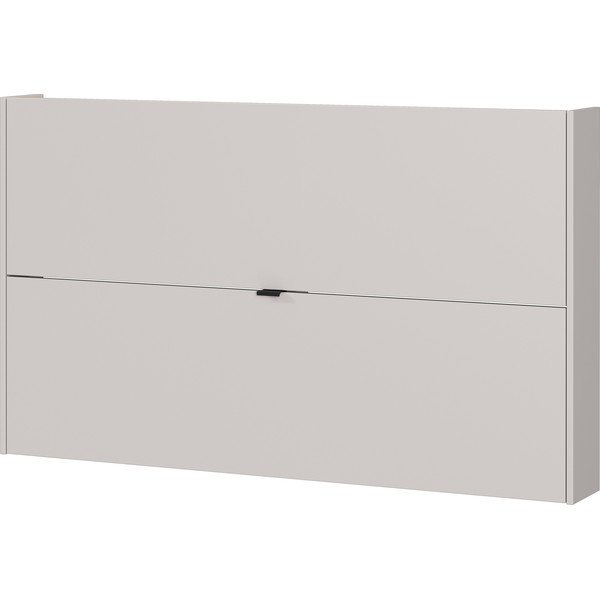 Krémovobiela výklopná/závesná skrinka na topánky v dekore duba 140x83x18 cm Ameca – Germania