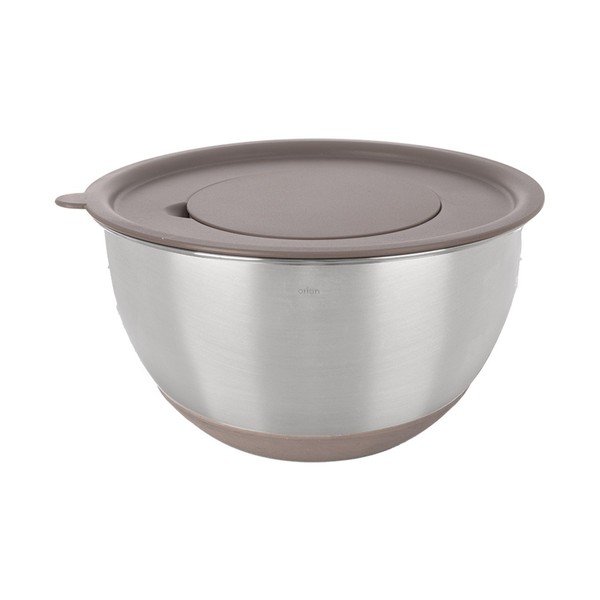 Misa z nehrdzavejúcej ocele v striebornej farbe ø 22 cm Beige – Orion