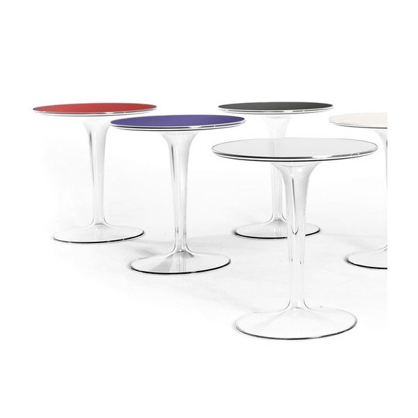 Transparentný stolík Kartell Tip Top Crystal-image-1
