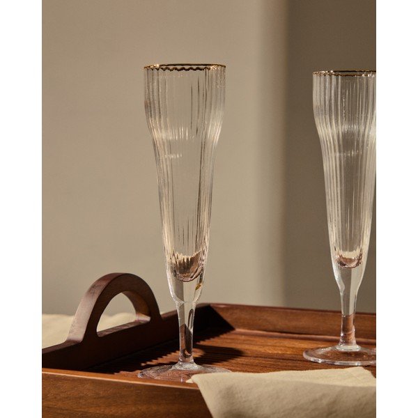 Pohár na sekt 190 ml Ayan – Kave Home-image-2