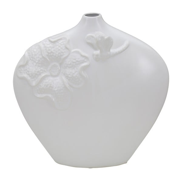 Biela porcelánová váza Mauro Ferretti Fleur