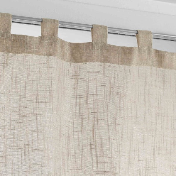 Hnedé záclony v súprave 2 ks 60x90 cm Haltona – douceur d'intérieur-image-1