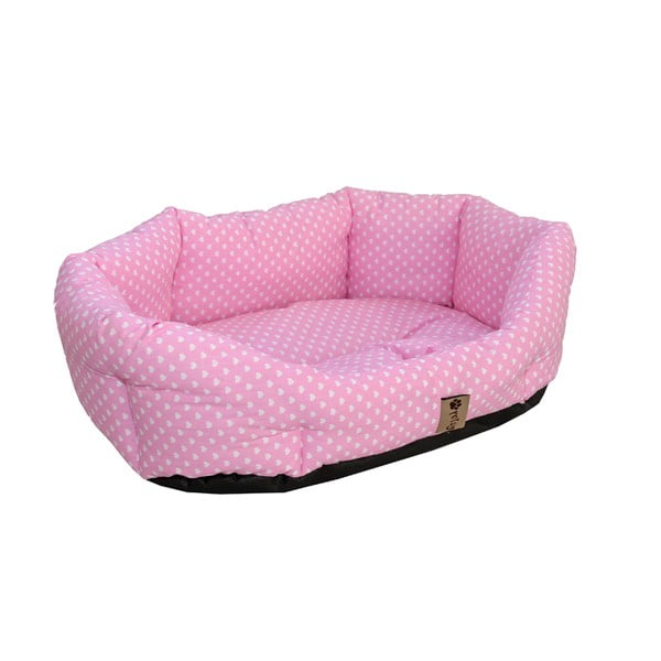 Ružový bavlnený pelech 65x50 cm Pinky - Petsy