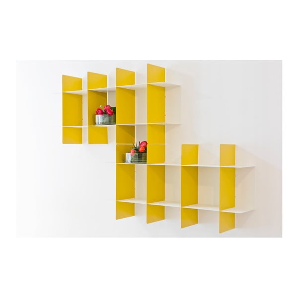 Žltá nástenná polica MEME Design Innesto-image-2