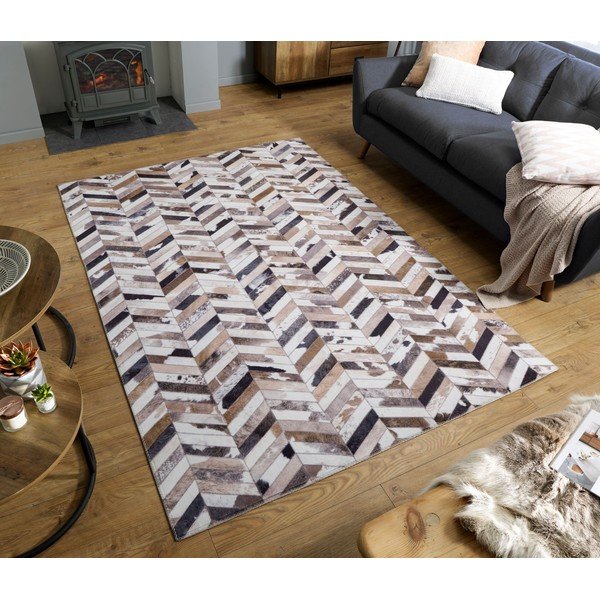 Hnedý koberec Flair Rugs Jesse, 160 x 230 cm-image-4