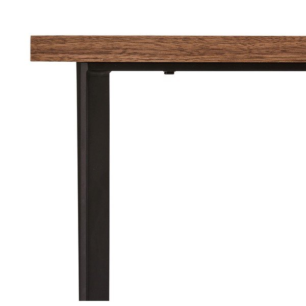 Hnedý konferenčný stolík v dekore orechové dreva Furnhouse Tokyo, 70 x 70 cm-image-3