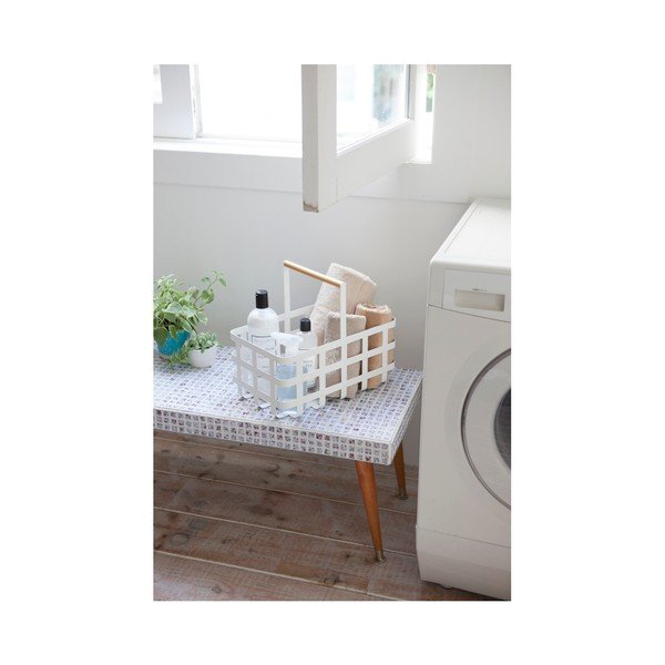 Biely úložný košík YAMAZAKI Tosca-image-2