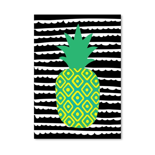 Plagát Striped Pineapple