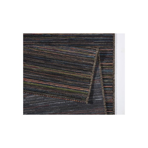 Tmavohnedý koberec vhodný aj do exteriéru Lotus, 80 × 240 cm-image-2