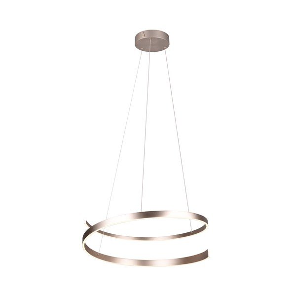 Sivé LED závesné svietidlo s hlasovým ovládaním/s ovládaním pomocou mobilnej aplikácie s kovovým tienidlom ø 75 cm Cinardi – CINQUE-image-2