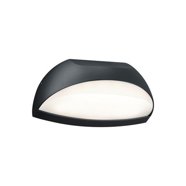 Sivé vonkajšie nástenné svietidlo Trio Muga, výška 18,5 cm-image-2