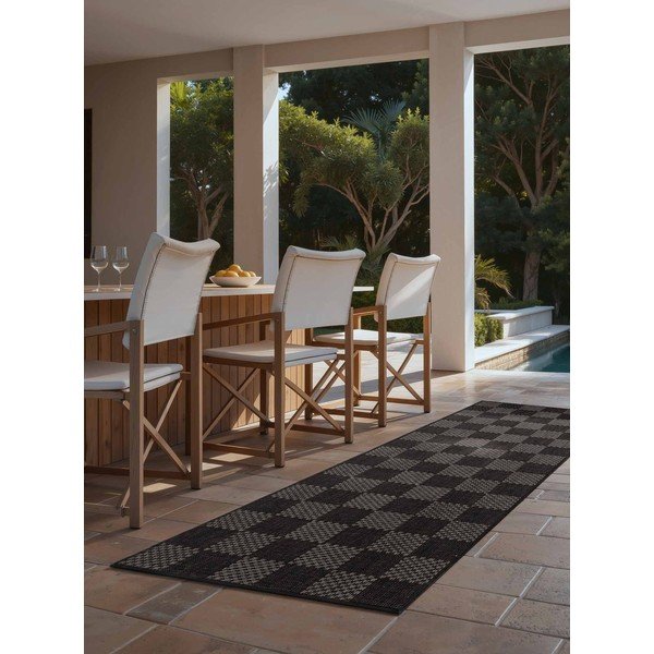 Čierny/krémovobiely vnútorný a vonkajší behúň 80x200 cm Haringey Dorothy – Ted Baker-image-1