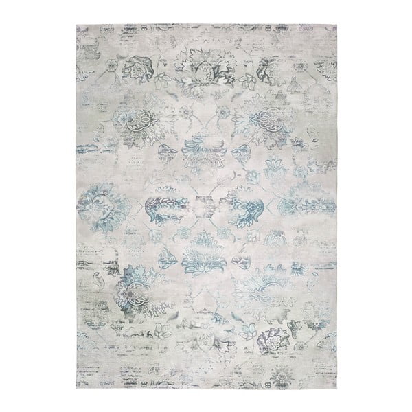 Sivý koberec s prímesou bavlny Universal Chenile Gris, 60 × 110 cm