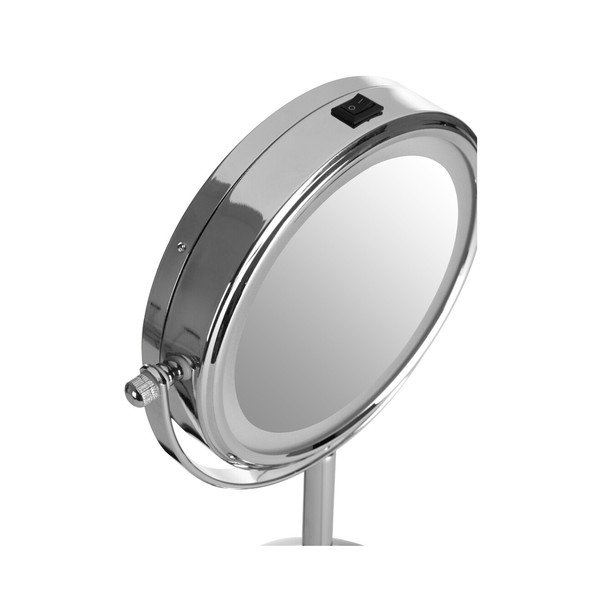 Kozmetické zrkadlo s osvetlením/zväčšovacie (zväčšenie 2x) ø 15 cm Cassini – Premier Housewares-image-4