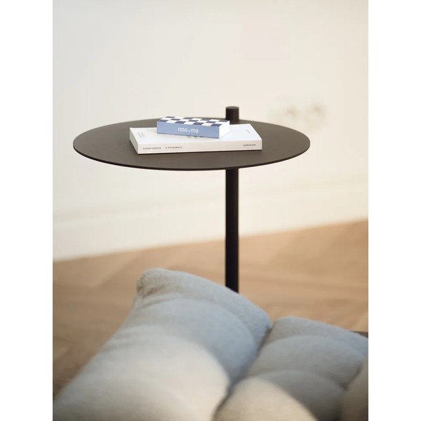 Oceľový okrúhly odkladací stolík ø 40 cm Ande – noo.ma-image-3