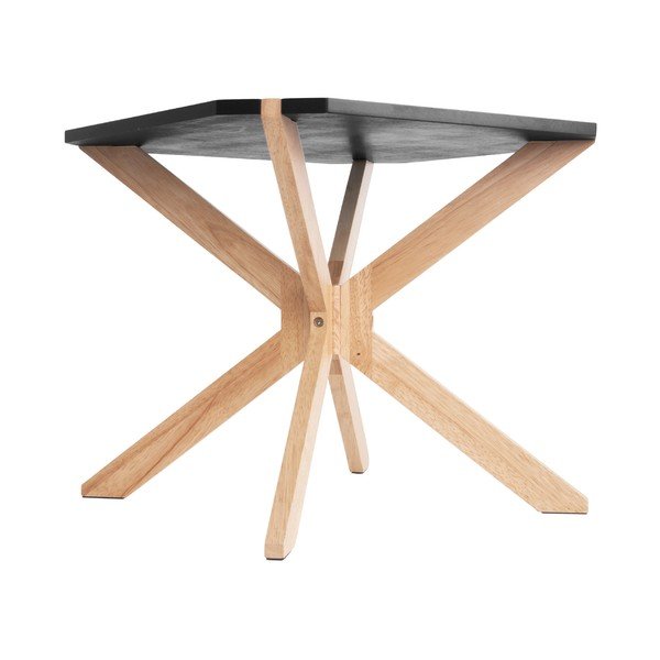 Čierny konferenčný stolík Leitmotiv Mister, 65 x 65 cm-image-1