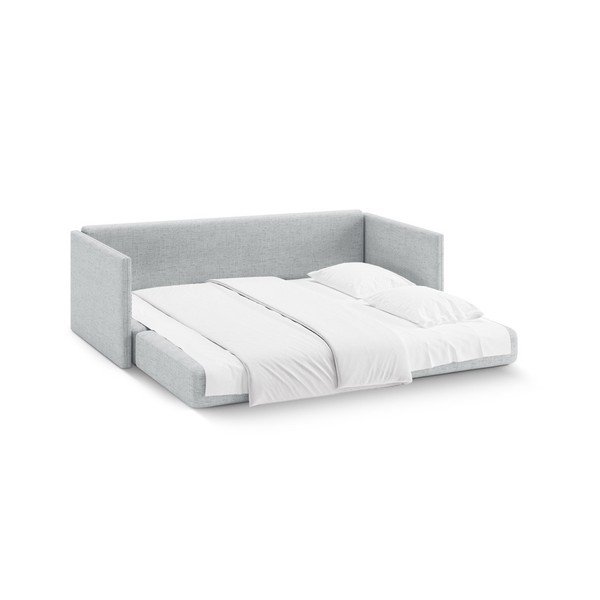 Svetlosivá ženilková rozkladacia pohovka 209 cm Shannon – Cosmopolitan Design-image-3