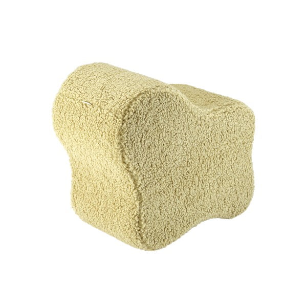 Zelený detský puf z textílie buklé Cloud – Wigiwama-image-2