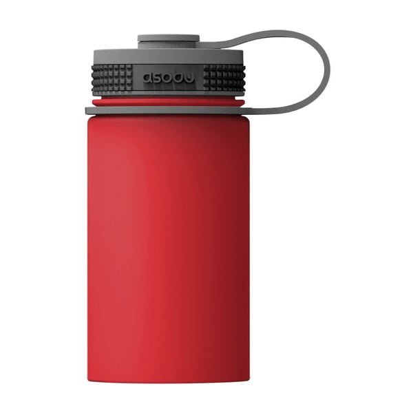 Červená termofľaša značky Asobu Mini Hiker, 354 ml