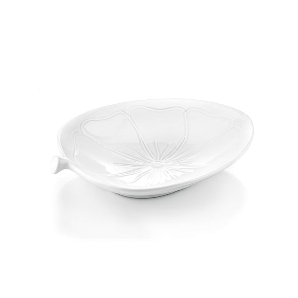 Porcelánový tanier Kvetina, 24x20 cm