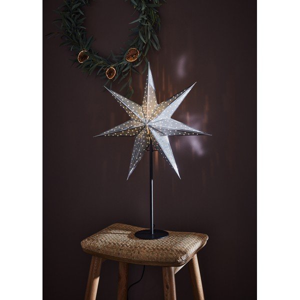 V striebornej farbe vianočná svetelná dekorácia ø 45 cm Glitter – Markslöjd-image-1