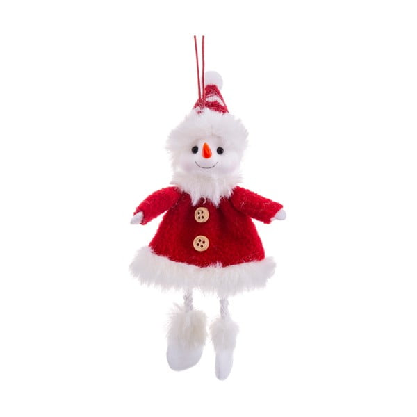 Textilná vianočná ozdoba 17 cm Snowman – Casa Selección