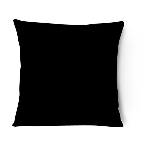 Čierna zamatová obliečka na vankúš Series, 43 × 43 cm