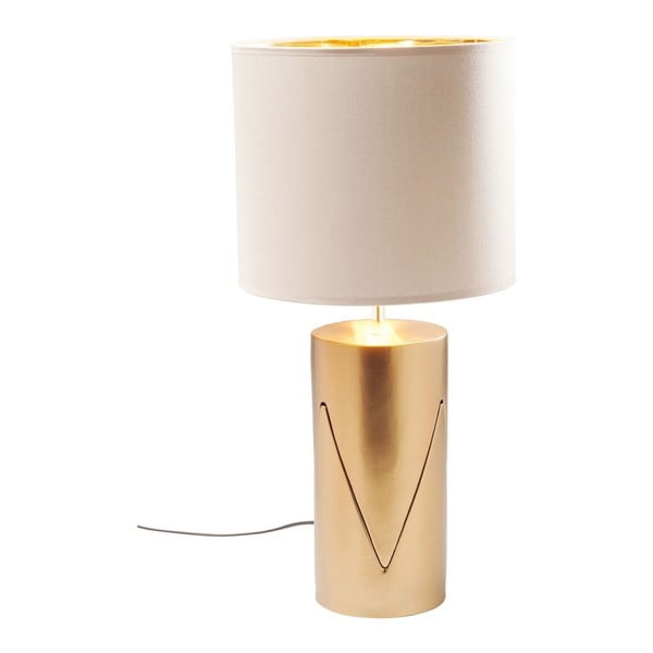 Stolová lampa v zlatej farbe Kare Design Connect