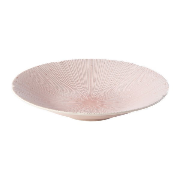 Ružový keramický tanier na cestoviny ø 24.5 cm ICE PINK - MIJ
