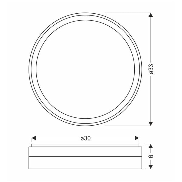 LED stropné svietidlo v bielo-zlatej farbe ø 33 cm Florida – Candellux Lighting-image-3