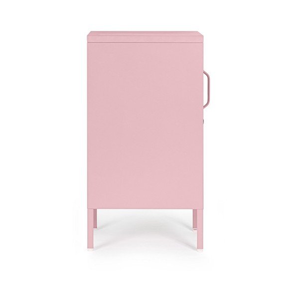 Svetloružová kovová uzamykateľná skrinka 35x76x40 cm Cambridge – Yes Everyday-image-4