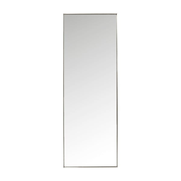 Zrkadlo s rámom v striebornej farbe Kare Design Rectangular, 200 × 70 cm